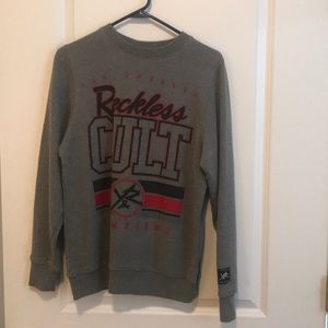 Young & Reckless Crew neck hoodie